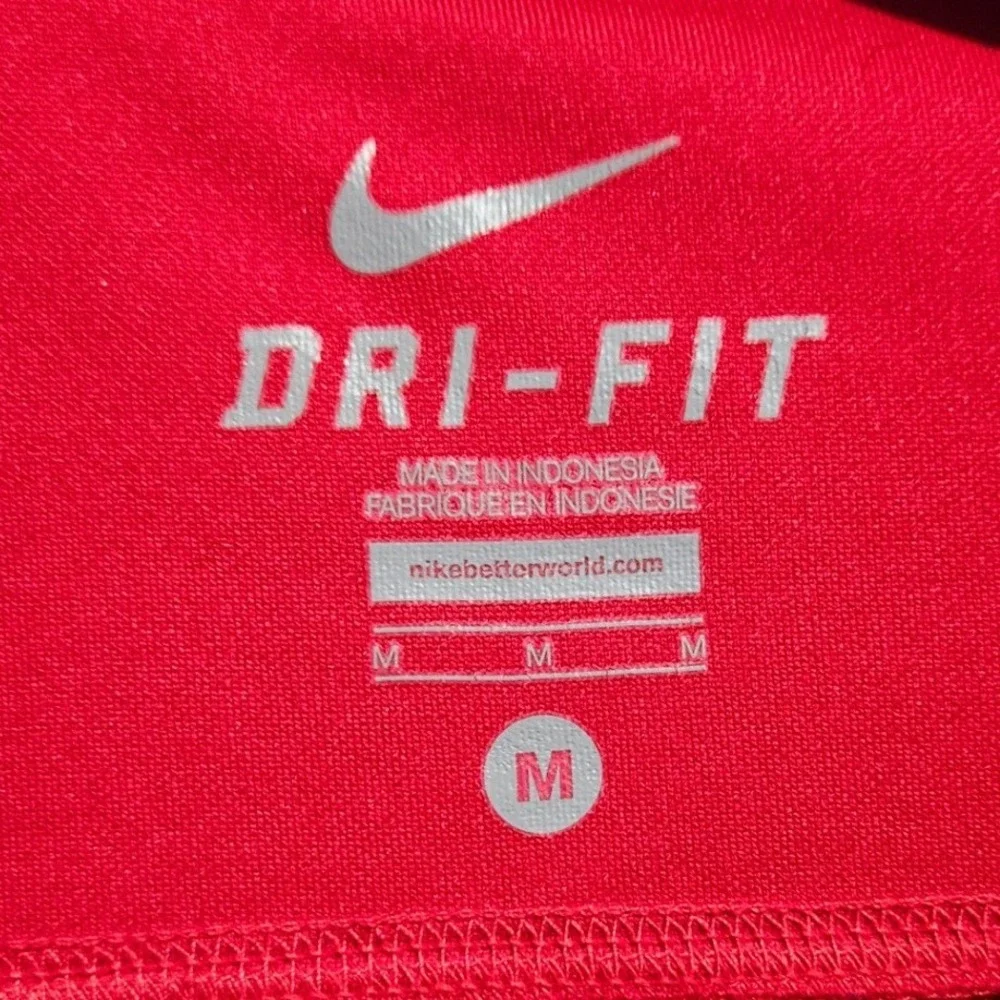 Nike Dri-FIT Liberty University LU Flames Club Polo Red Mens Medium 519857-657